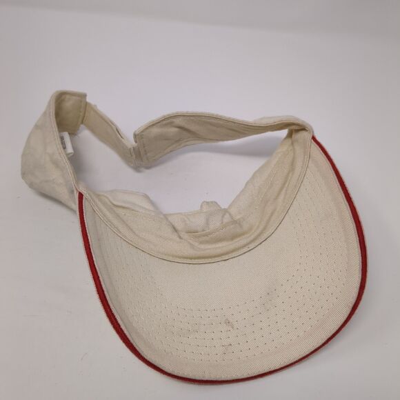 St. Louis Cardinals Strapback Visor Hat Tan One Size Budweiser Blue Wave - Picture 6 of 9